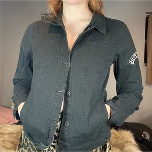 Hurley black denim jacket